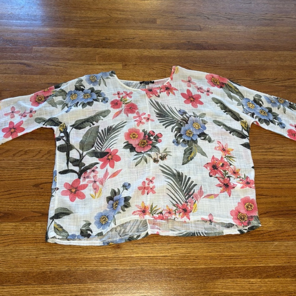 Charlie B Made in Italy Floral Top